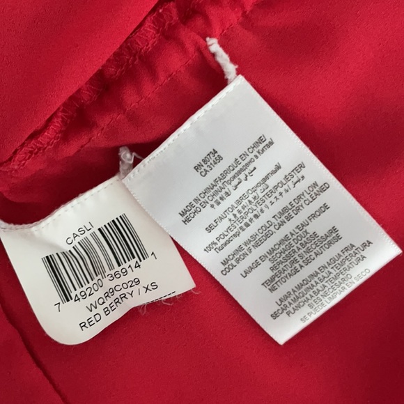 BCBG Maxazria Red Women’s Romper - Halter Top - Picture 5 of 8